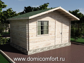 Бытовка из бруса 4х3