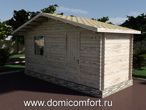 Бытовка из бруса 5.3х2.3